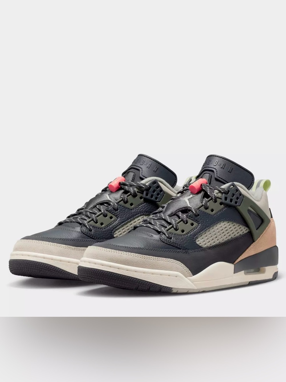 JORDAN SPIZIKE LOW MEN’S SHOES ANTHRACITE SPRUCE FOG 10.5